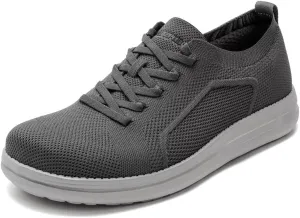 1TAZERO Wide-Shoes for Men - Toe-Box Walking Shoes with Arch Support