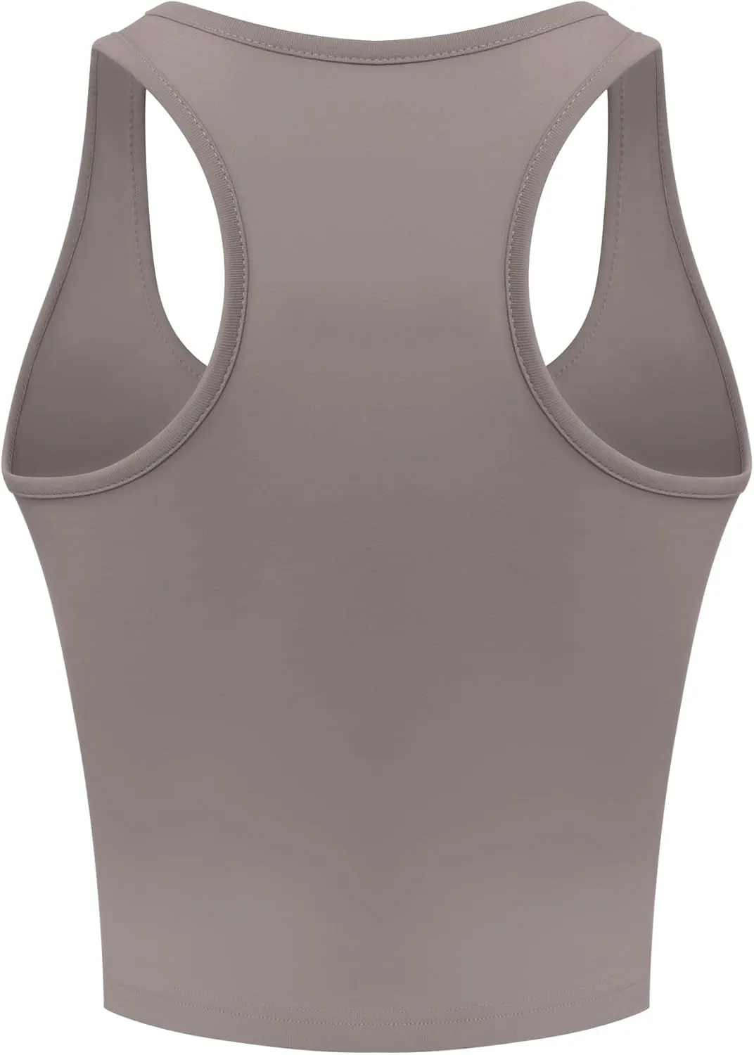 6 Pieces Basic Cotton Crop Tank Tops Sleeveless Racerback Sports Tops Workout Yoga Crop Tops for Women