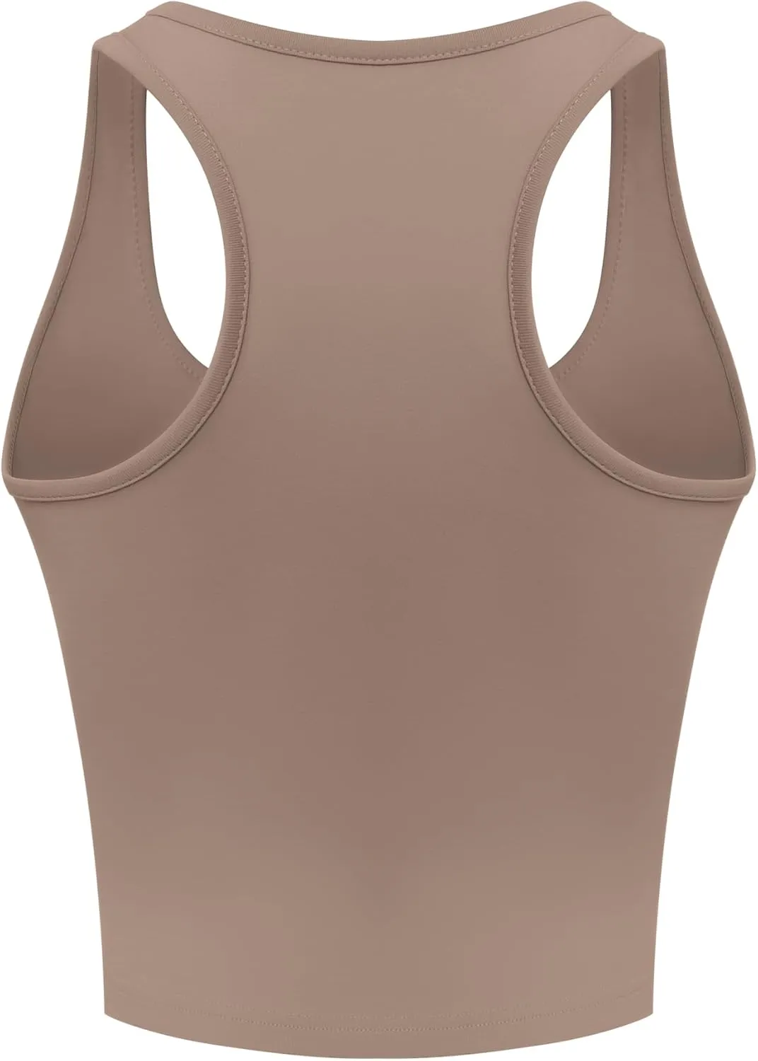 6 Pieces Basic Cotton Crop Tank Tops Sleeveless Racerback Sports Tops Workout Yoga Crop Tops for Women
