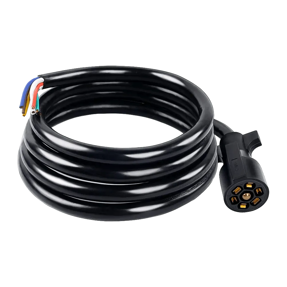 8FT Heavy Duty 7 Way Inline Trailer Cord