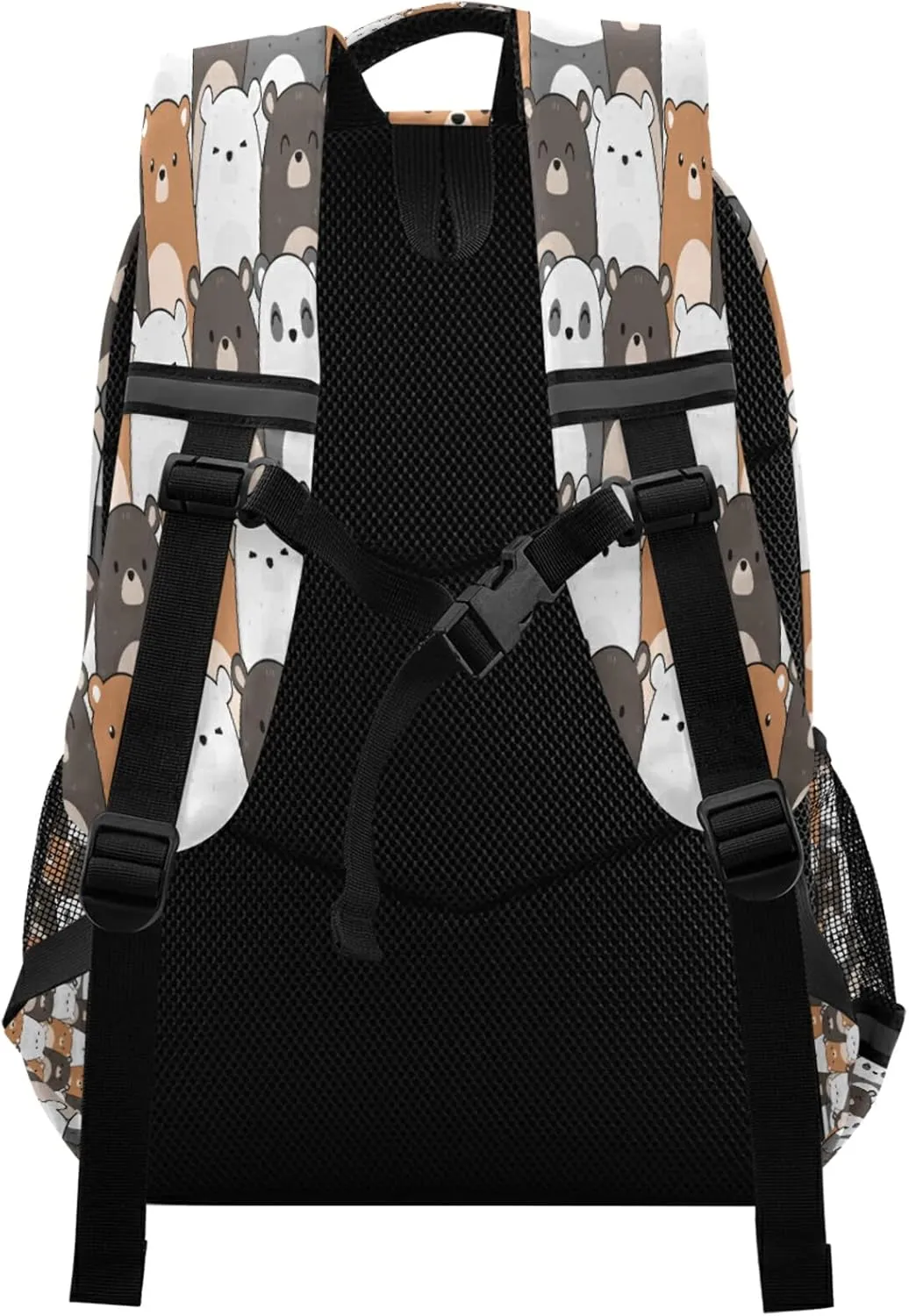 ALAZA Kawaii Cartoon Teddy Bear Panda Fox Backpack For women Bookbag Travel Daypack