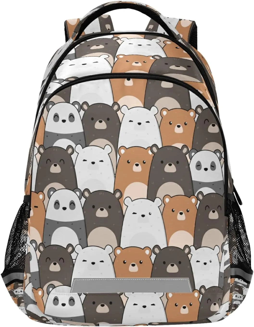 ALAZA Kawaii Cartoon Teddy Bear Panda Fox Backpack For women Bookbag Travel Daypack