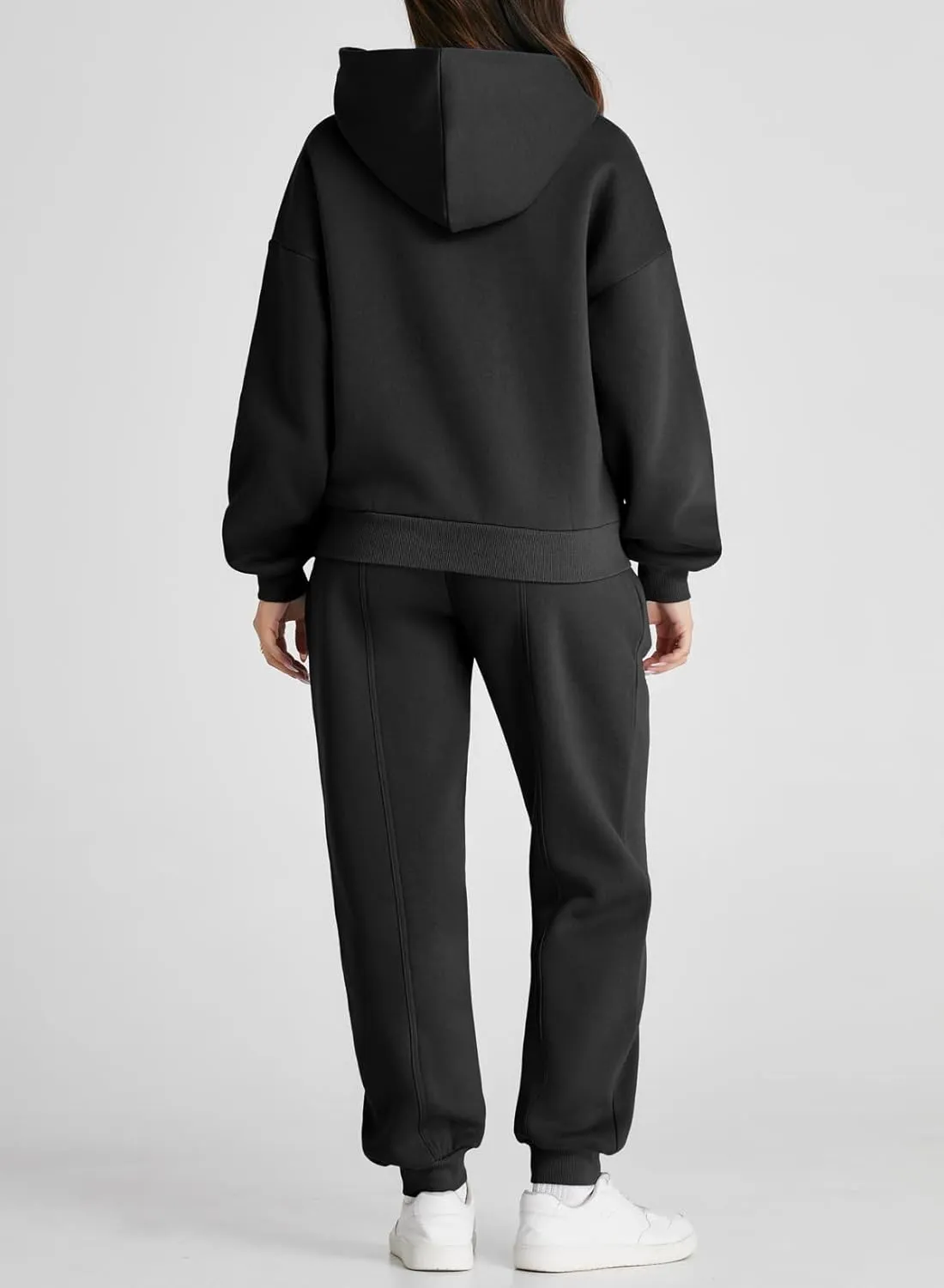Aleumdr Womens 2 Piece Outfits Matching Sets Sweatsuit Hoodie Oversized Sweatshirts with Sweatpants Tracksuits Fall Outfits