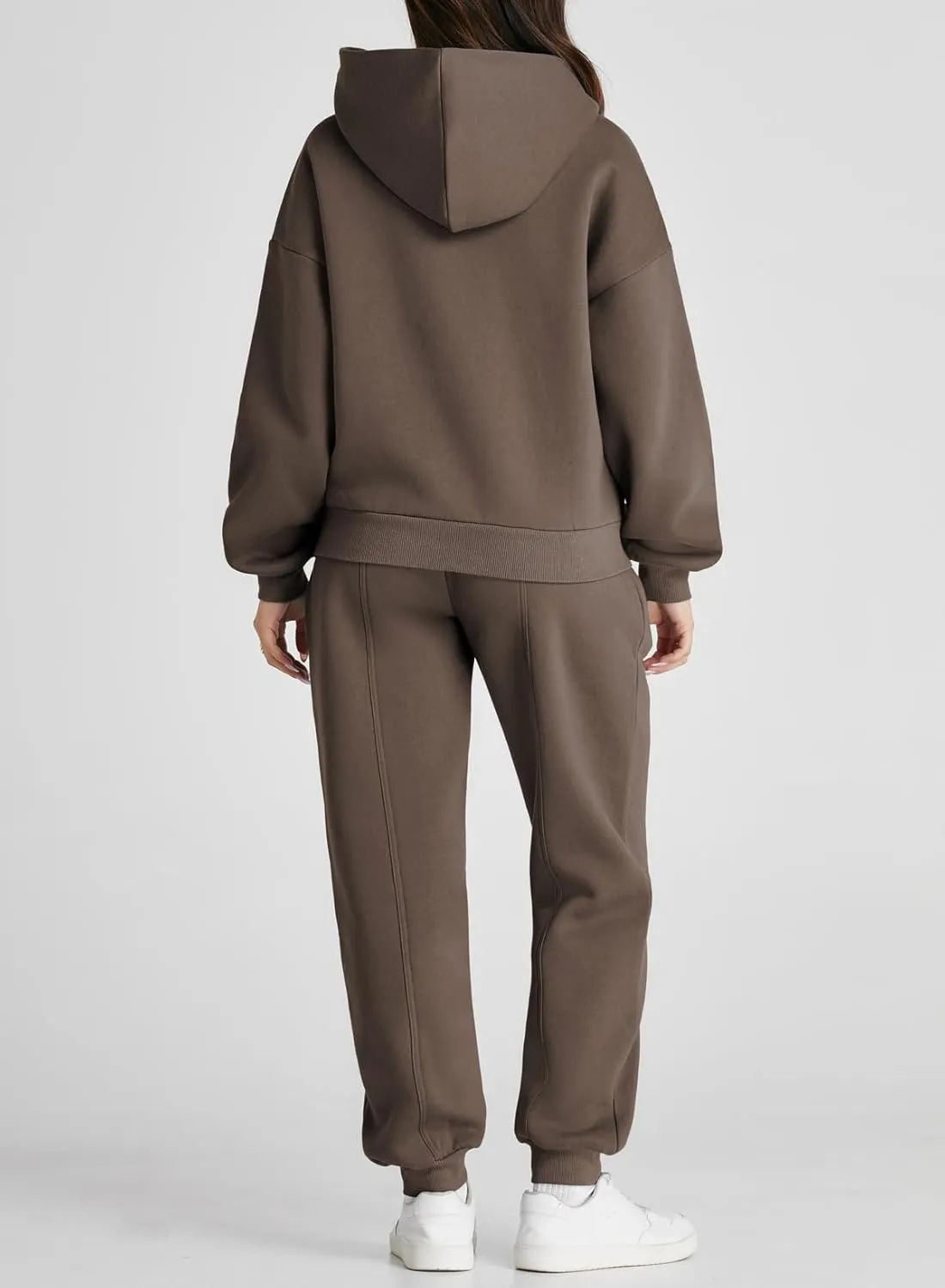 Aleumdr Womens 2 Piece Outfits Matching Sets Sweatsuit Hoodie Oversized Sweatshirts with Sweatpants Tracksuits Fall Outfits
