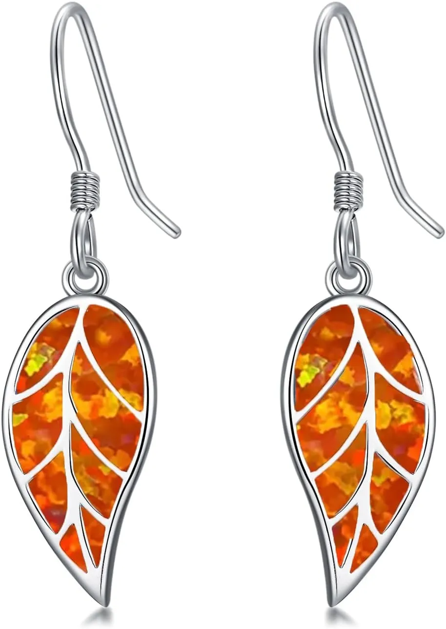 Animal/Leaf/Gothic Dangle Earrings 925 Sterling Silver Animal/Leaf/Gothic Dangle Drop Earrings Easter/Halloween/Christmas Jewelry Gifts for Women Her