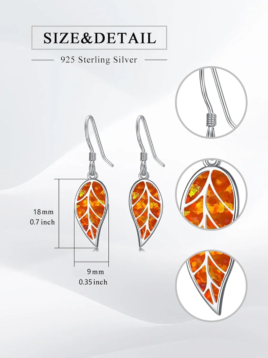 Animal/Leaf/Gothic Dangle Earrings 925 Sterling Silver Animal/Leaf/Gothic Dangle Drop Earrings Easter/Halloween/Christmas Jewelry Gifts for Women Her
