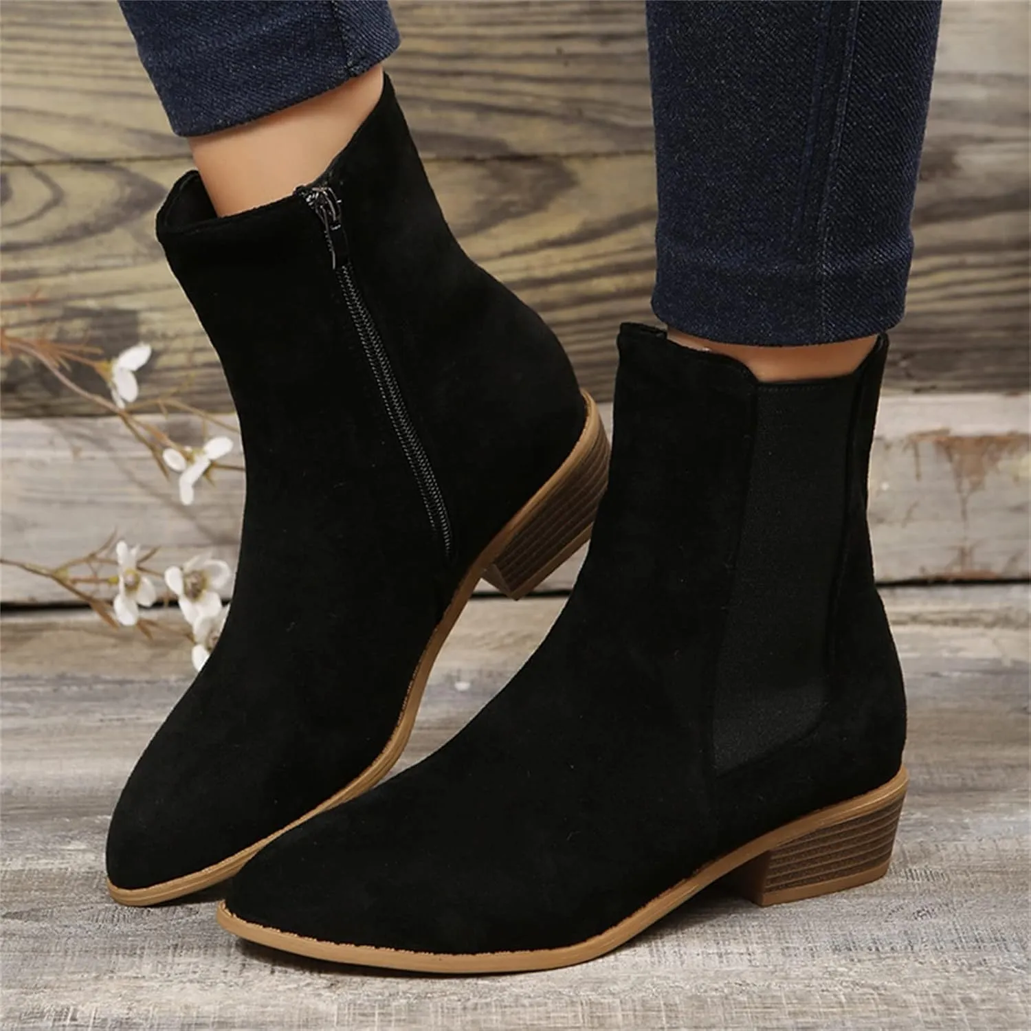 Ankle Boots for Women Tan Boots for Women Black Leather Boots for Women Leather Winter Boots Woman Black Ankle Boots for Women Chunky Heel White Cowboy Ankle Boots Men