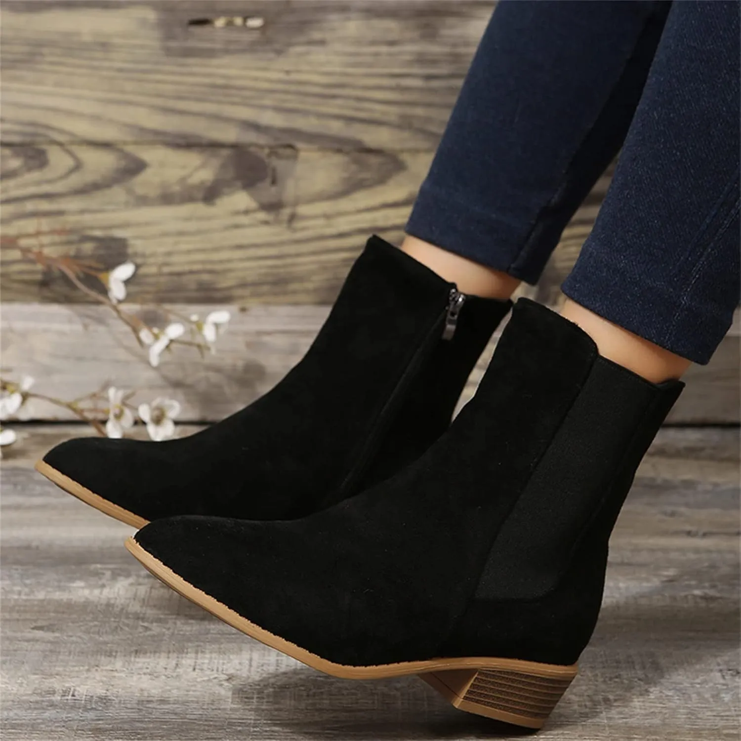 Ankle Boots for Women Tan Boots for Women Black Leather Boots for Women Leather Winter Boots Woman Black Ankle Boots for Women Chunky Heel White Cowboy Ankle Boots Men