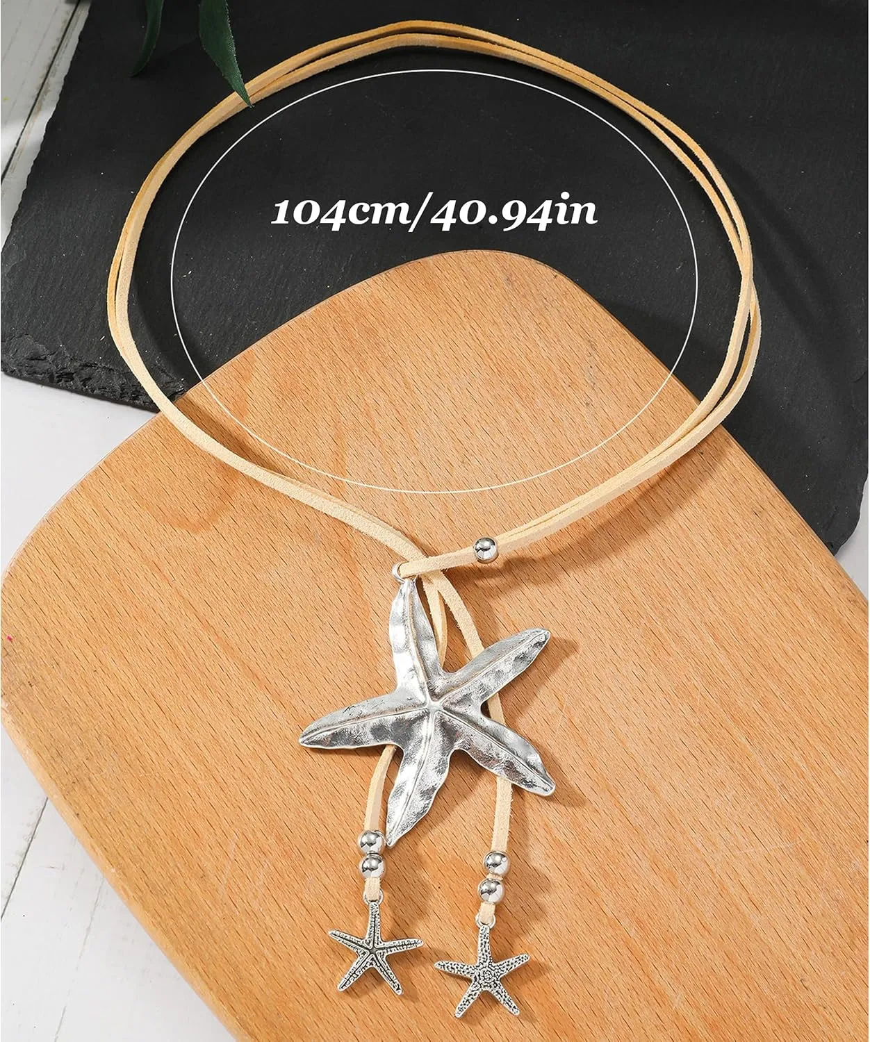 Aonklot Starfish Necklace Gold Seashell Charm Necklaces for Women Trendy Ocean Shell Accessories Beach Necklaces Summer Outfits for Women 2025 Vacation