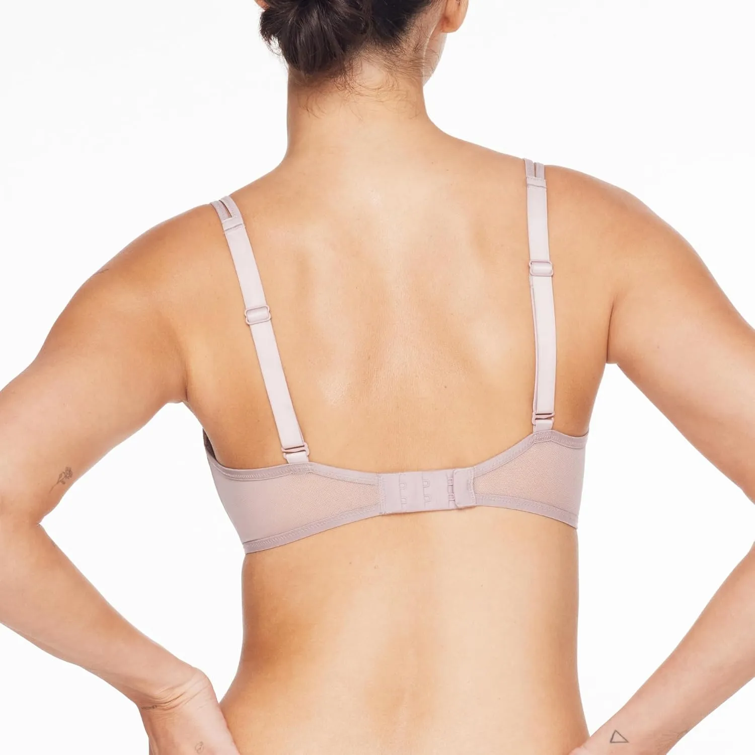 Bare Mesh Plunge Bra