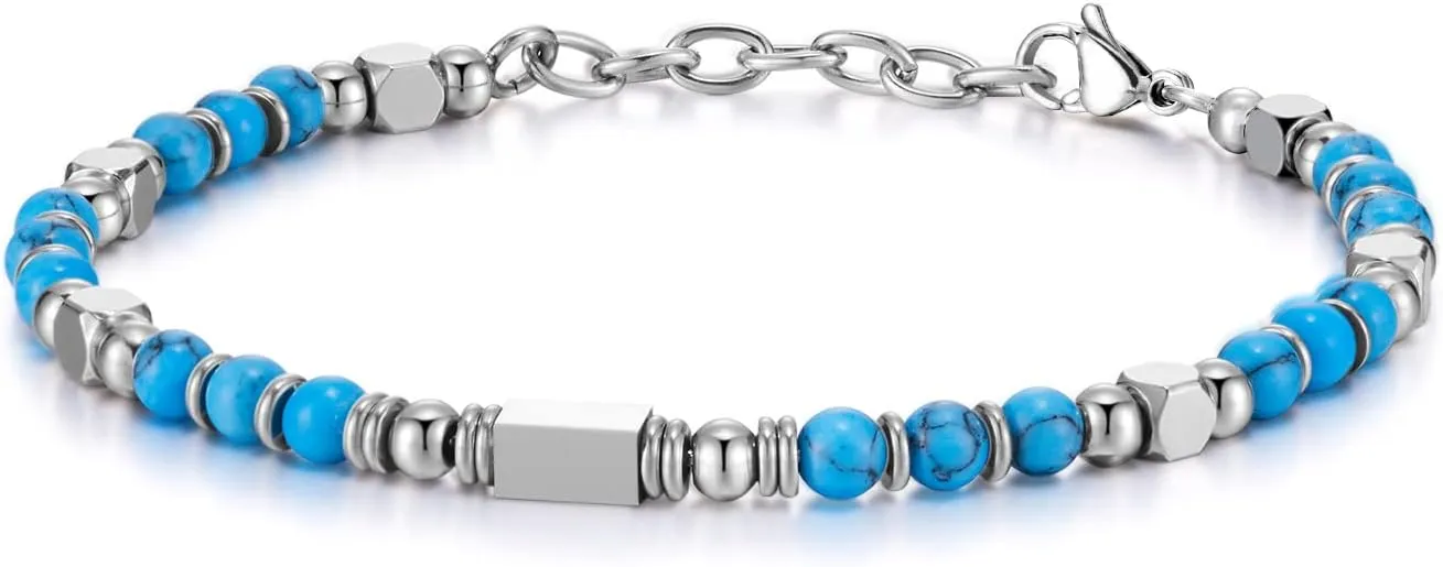 Beaded Bracelets for Women - Silver and Gold Boho Bracelets, Trendy Jewelry Gifts for Lover, Mom, Friends