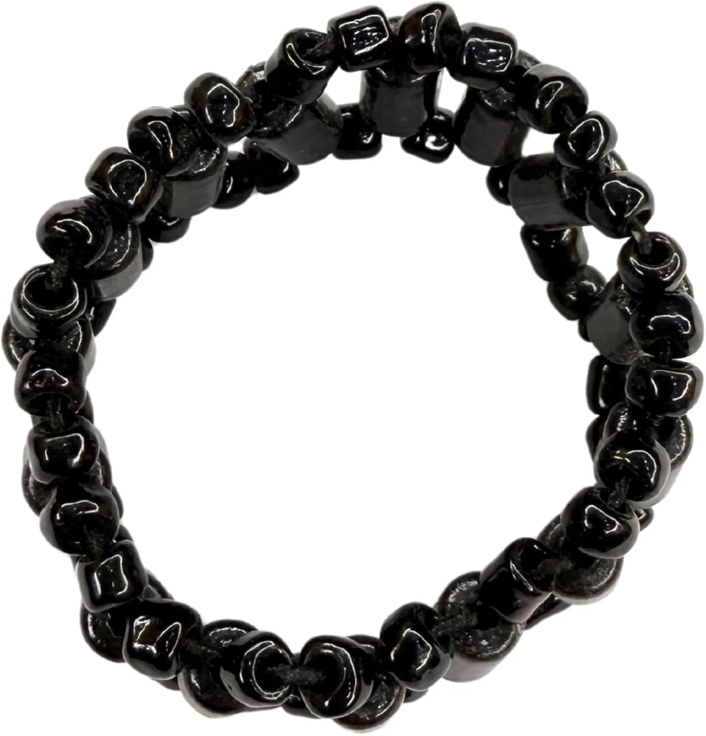 Beaded Stretch Bracelet Handmade Glass Bracelet for Women Men Colorful Crystal Beads Bracelet Elastic Bead Bracelets Jewelry