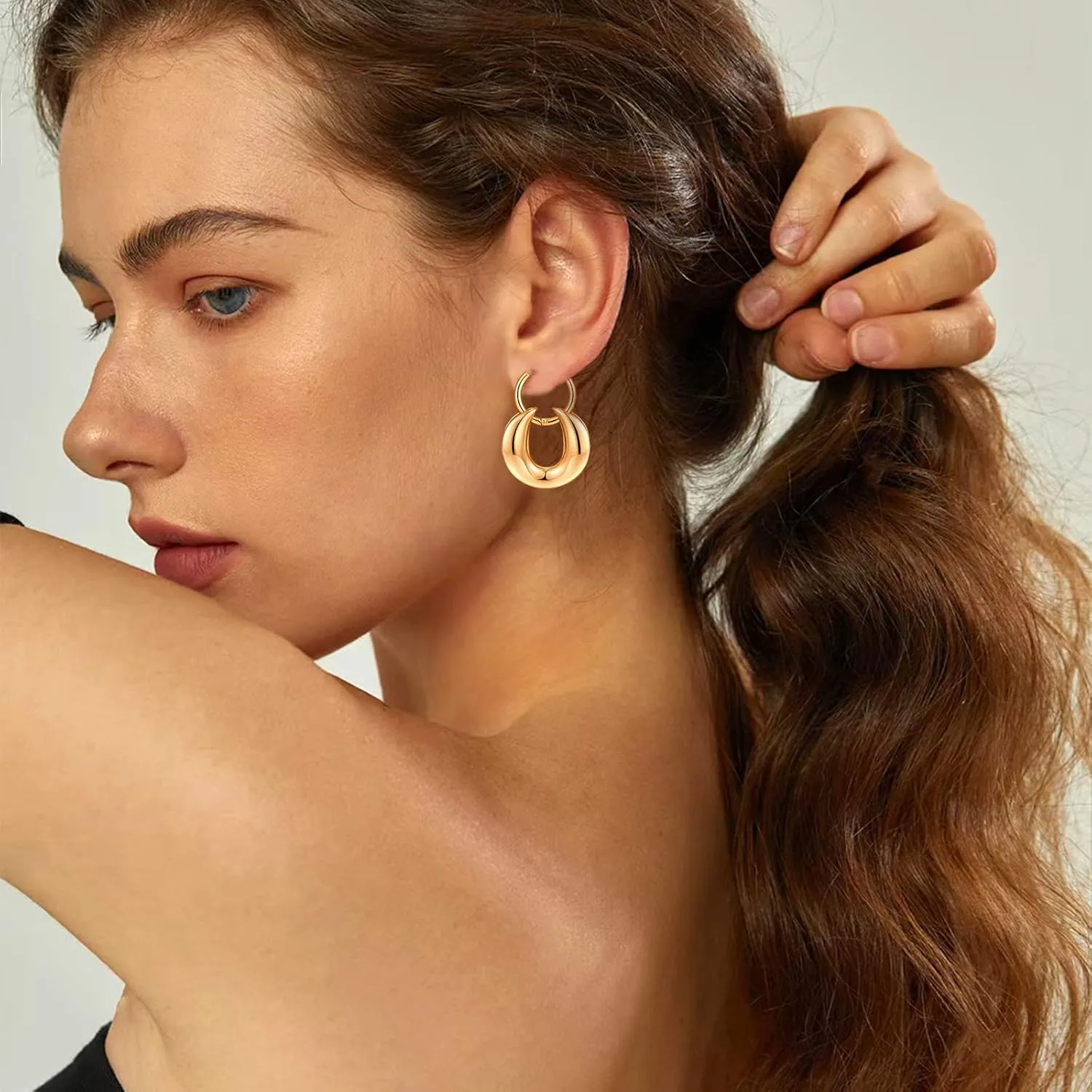 Big Disc Drop Earrings Multiple Styles Geometric Drop Dangle Earrings