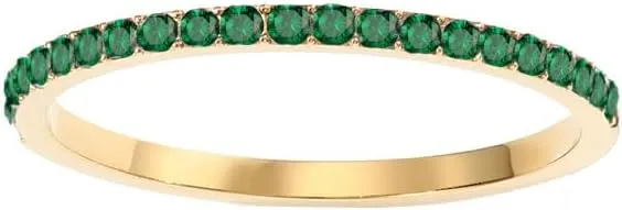 Birthstone Rings For Women, Silver Stackable Cubic Zirconia Stainless Steel Birth Stone Ring To My Daughter/Mom Birthday Unique Gifts Jewelry