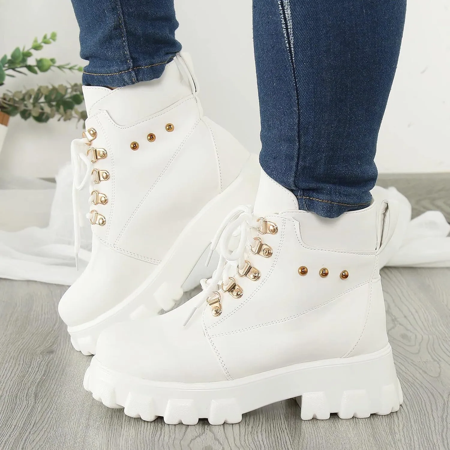 Black Booties Botas Negras Heel Boots for Women Women Business Casual Black and White Boots for Women Ankle Booties Sexy Low Heels Women's Ankle Boots Black