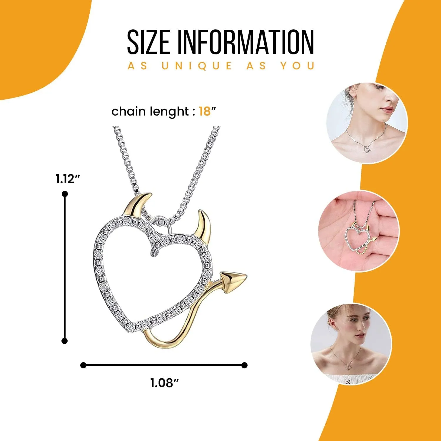 Blingsoul Pendant Necklace for Women - Stylish Assortment of Elegant Pendants Fashion Necklaces for Women Jewelry Gift