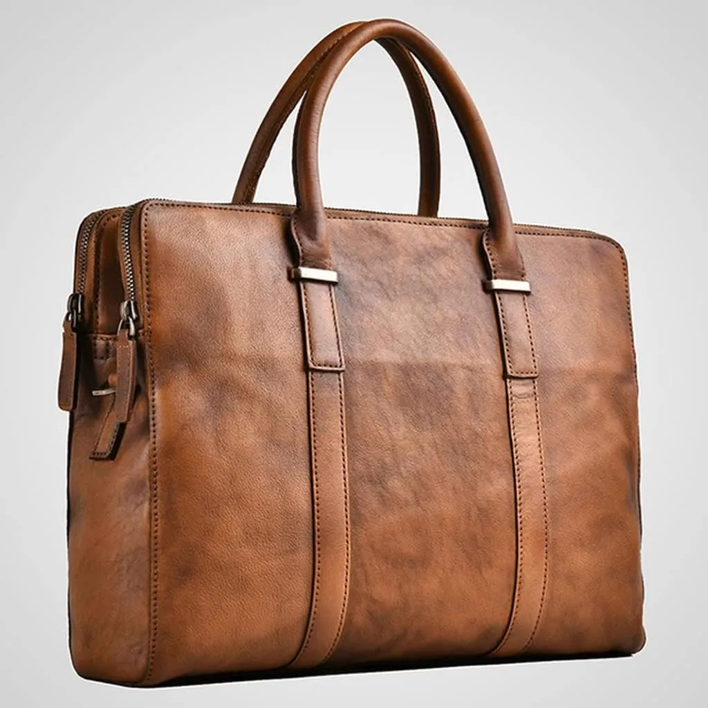 Briefcase Men's Handbag Shoulder Casual Business Messenger Laptop Office Bag