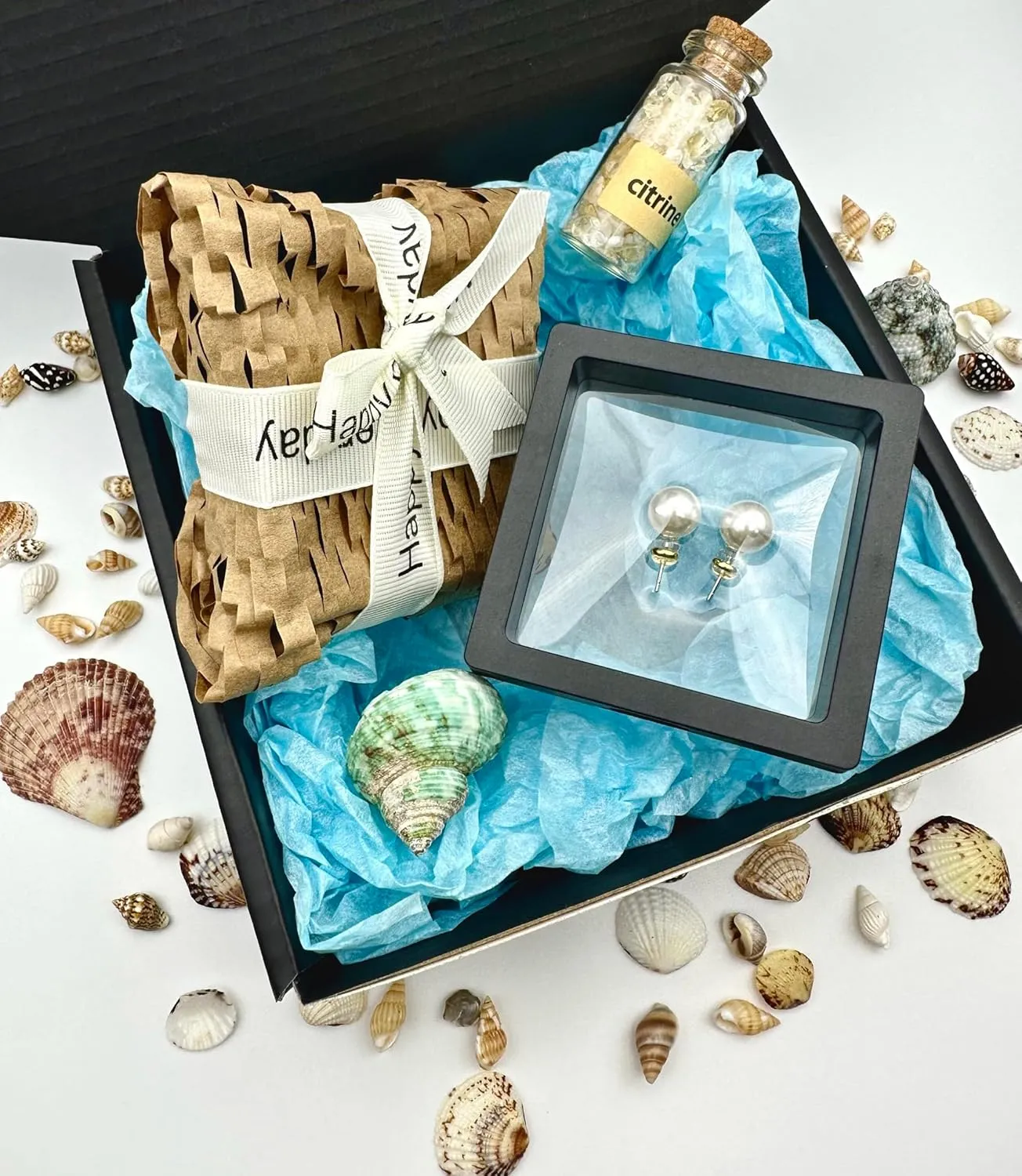 Classic Sterling Silver Pearl Stud Earrings in Gift Box - Perfect Bridesmaid Gift