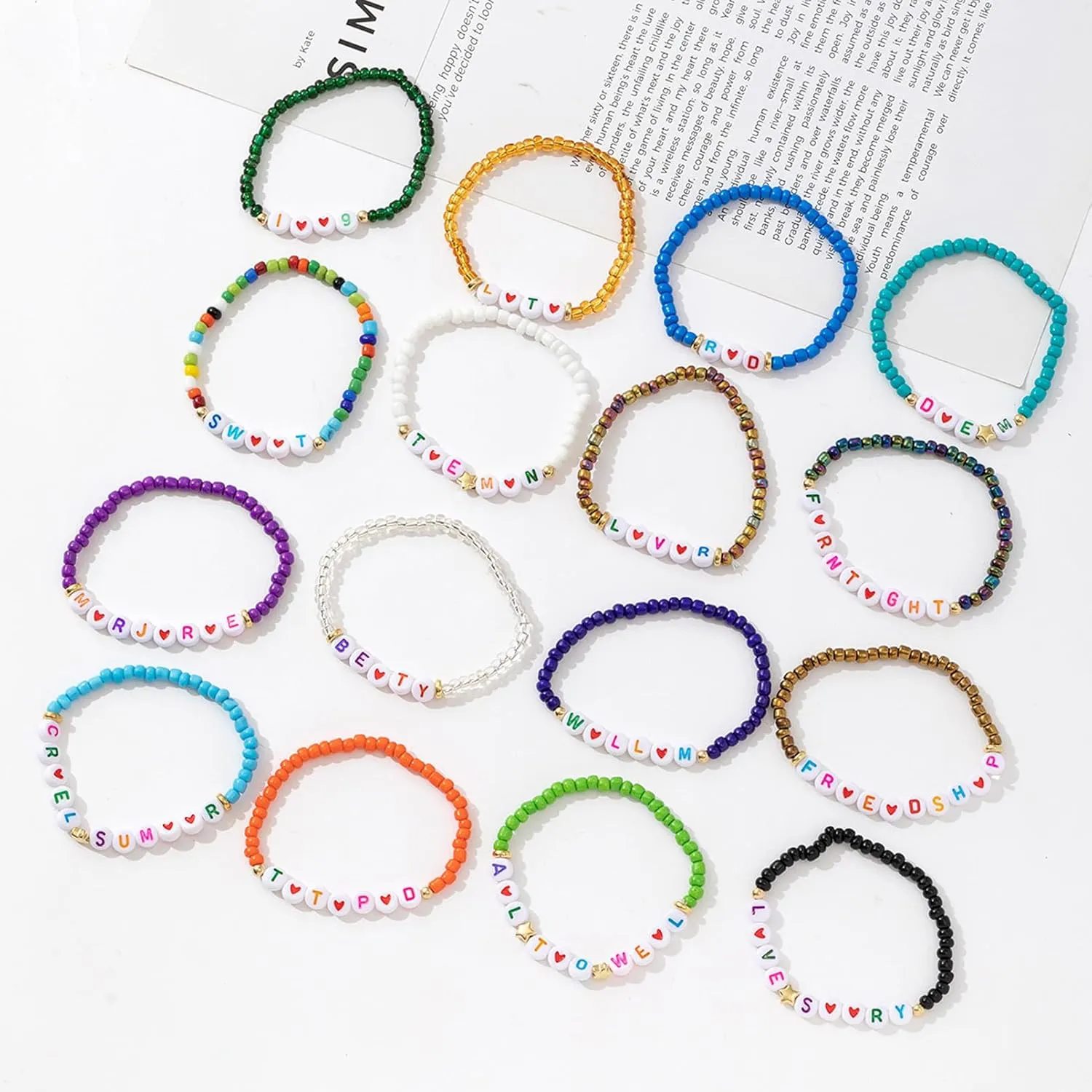 Clay Bead Friendship Bracelets for Women