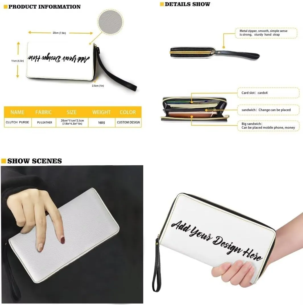 Coldinair 3PCS Custom Tote Handbags for Women Ladies,Handle Bags Wallet Purse Set Leather Shoulder Bags Tote Purse
