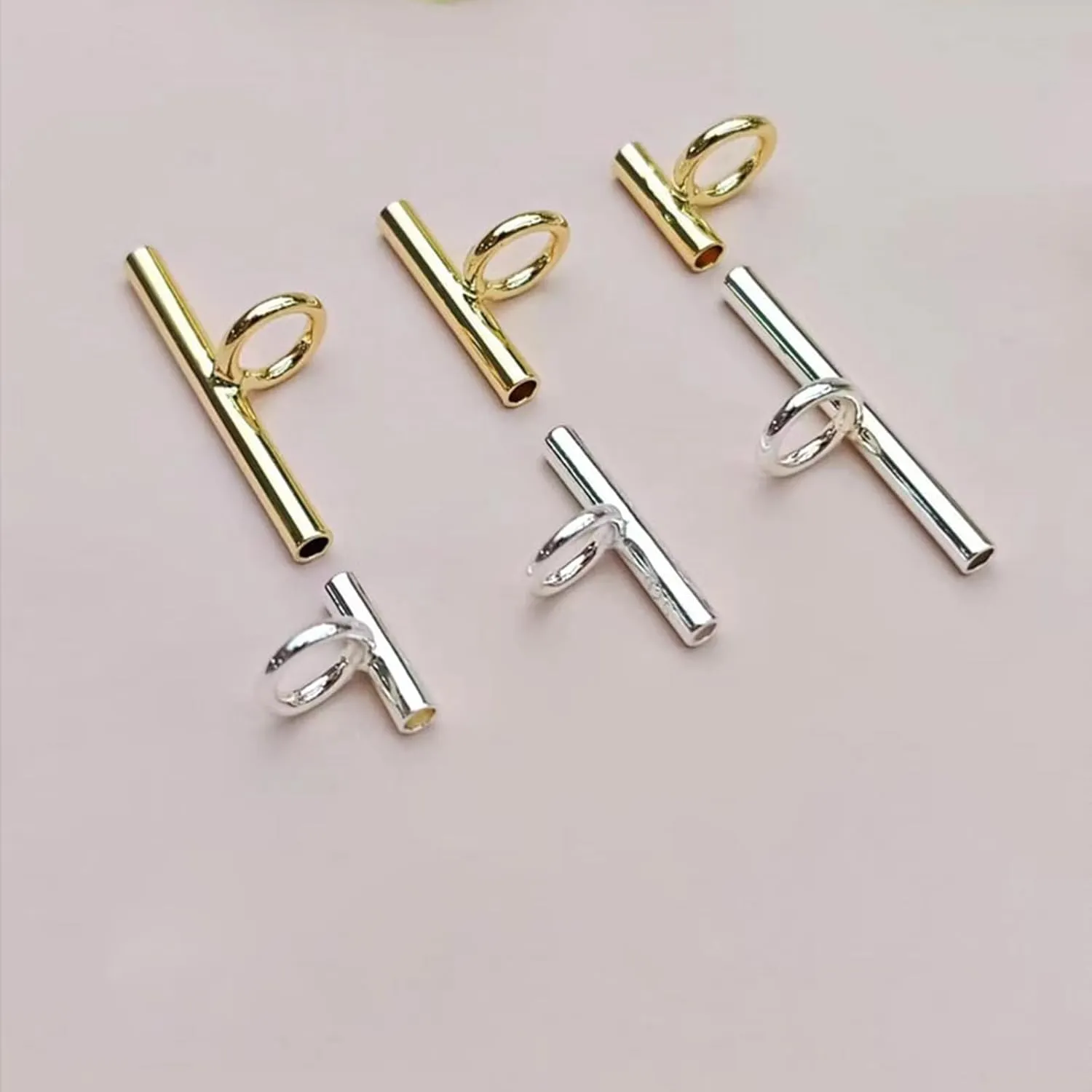 Convertible Necklace and Brooch Adapter Pin to Pendant Converters Jewelry Accessories Alloy for Brooch Necklace, 20MM, Silver