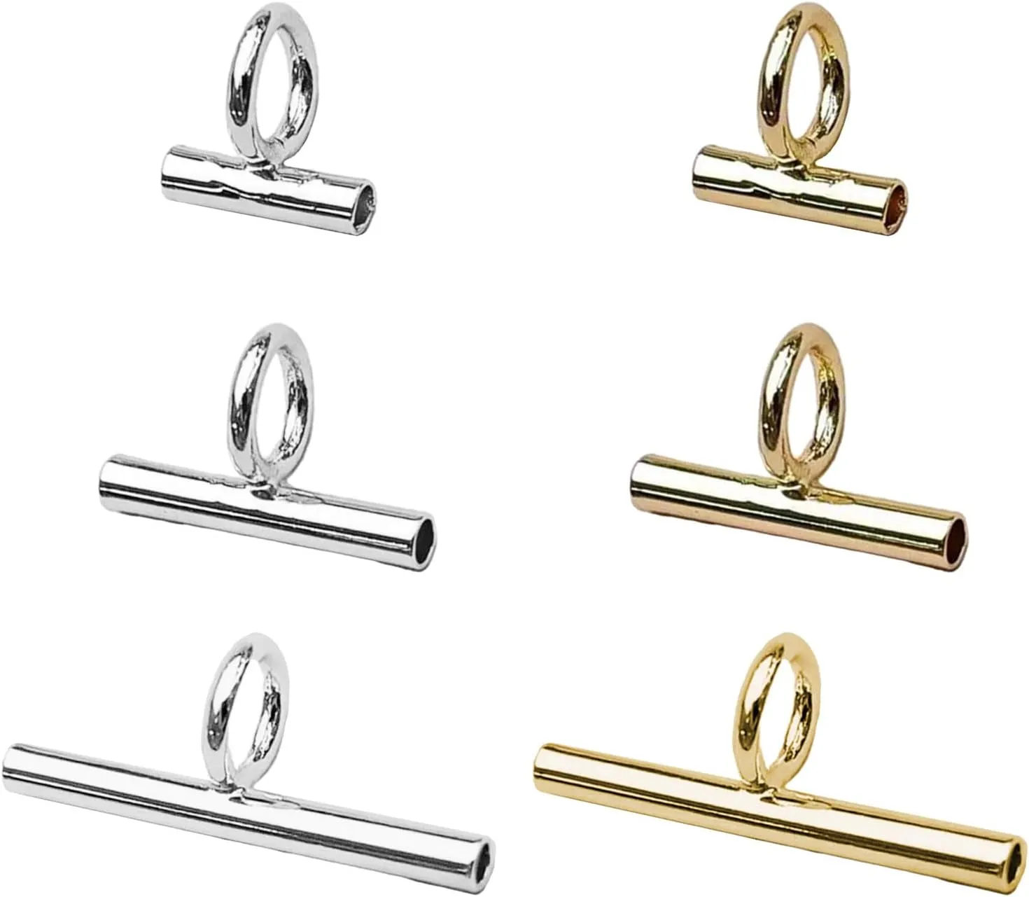Convertible Necklace and Brooch Adapter Pin to Pendant Converters Jewelry Accessories Alloy for Brooch Necklace, 20MM, Silver
