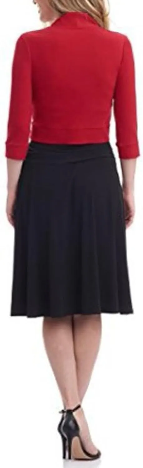 Cropped Cardigan for Women Long Sleeve Open Front Lightweight Bolero Shrugs Solid Color Loose Sweater Jacket for Tops