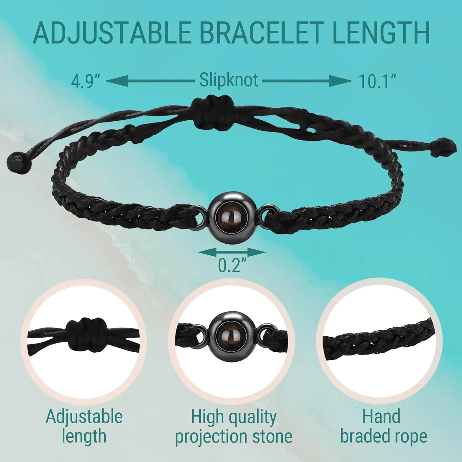 Custom Bracelets With Photos, Bracelet With Picture Inside, Couples Bracelets Picture Bracelet Personalized Photo, Anniversary Memorial Birthday Gifts For Women, Boyfriend, Girlfriend, Couple, Mom