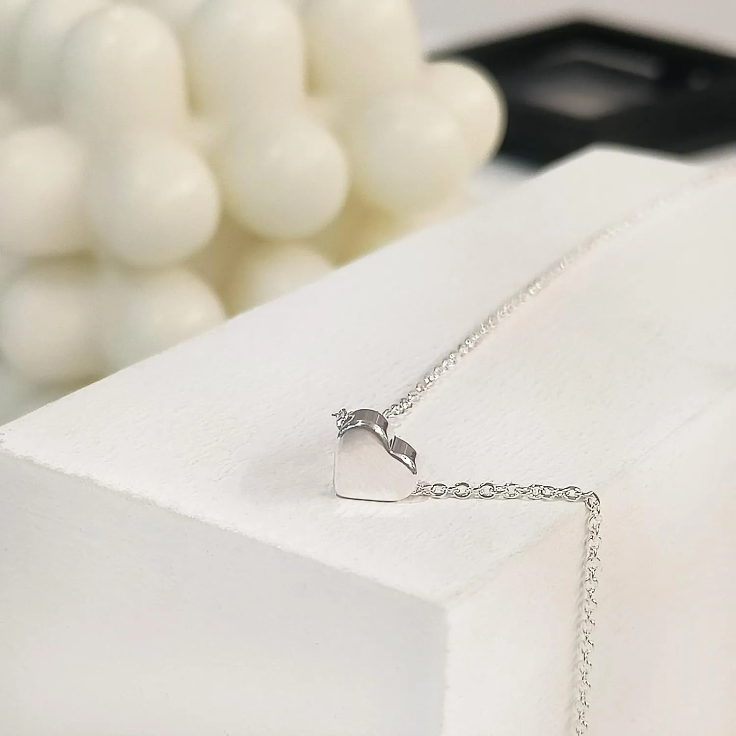 Cute Heart Necklace for Women Gold/Silver Plated Heart Pendant Choker Necklaces Tendy Love Heart Chain Necklace Dainty Gold/Silver Necklace Jewelry Gifts for Women