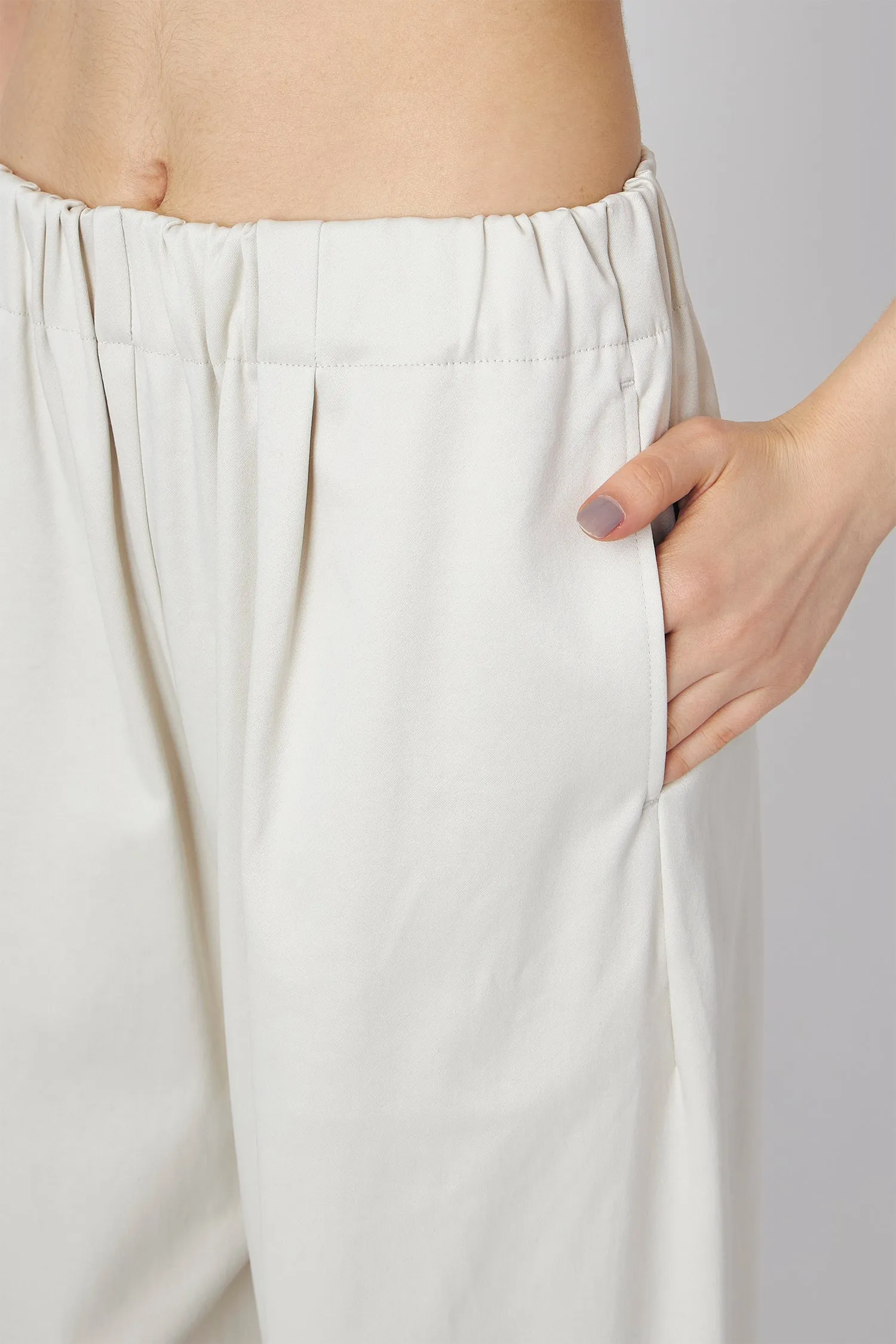 Double Satin Easy Pants
