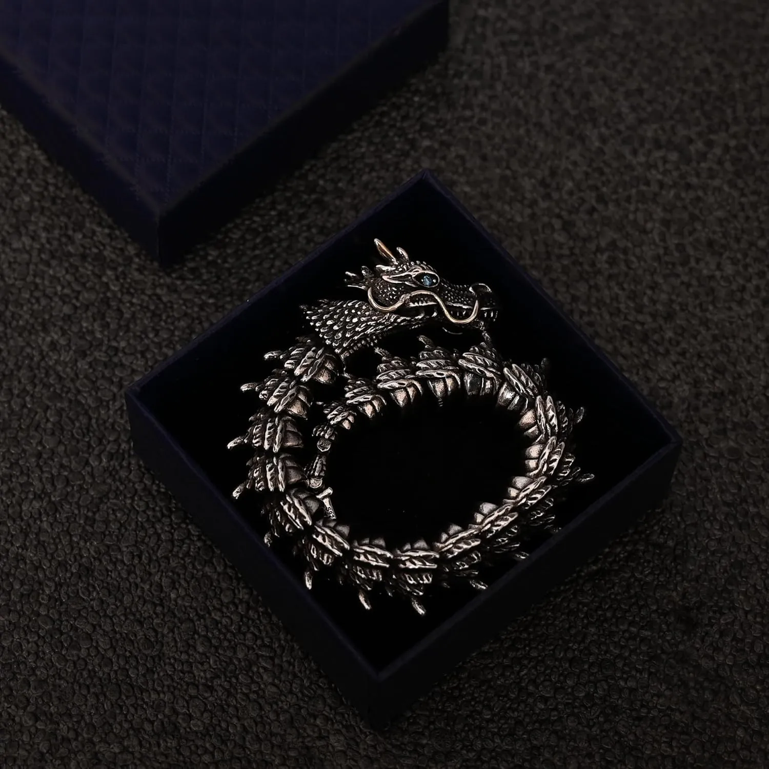 Dragon Bracelet for Men, Domineering Handmade Metal Bracelet, Personalized Creative Jewelry, Men's Gift (Gift Wrap)