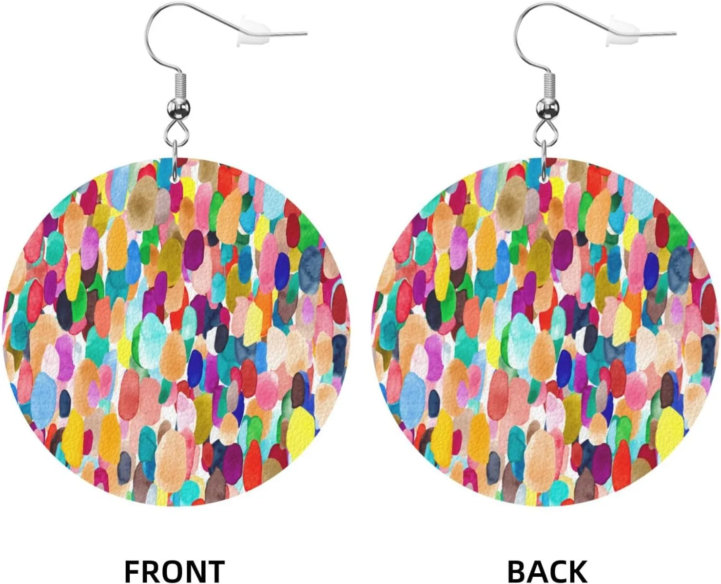Earrings For Women, Dangle Earrings Jewelry For Women, Lightweight Faux Leather Earrings Gifts