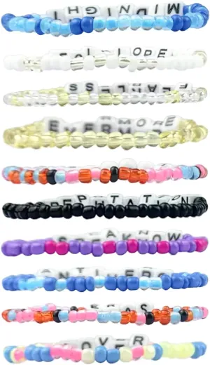 Friendship Bracelet, Bracelet Sets for Music Fans, Top Albums, Concert Outfit Gifts, Girls Friendship Bracelets Bulk