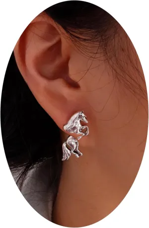 Frog Earrings for Women Mothers Day Gifts Vintage Frogs Shaped Stud Earrings Funny Cute 3D Animal Earrings Jewelry Gifts
