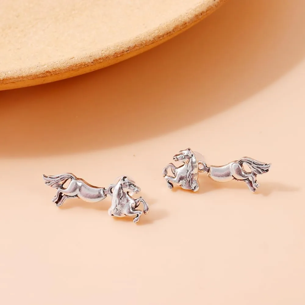 Frog Earrings for Women Mothers Day Gifts Vintage Frogs Shaped Stud Earrings Funny Cute 3D Animal Earrings Jewelry Gifts