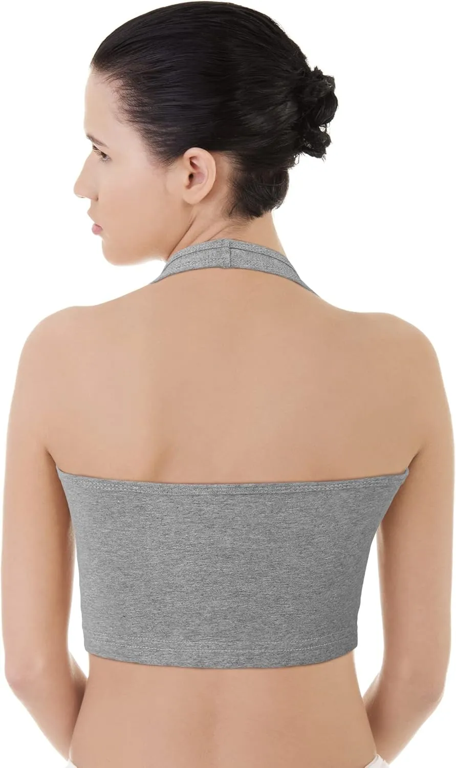 Geyoga 6 Pcs Halter Tops for Women V Neck Backless Sleeveless Tank Vest for Girls