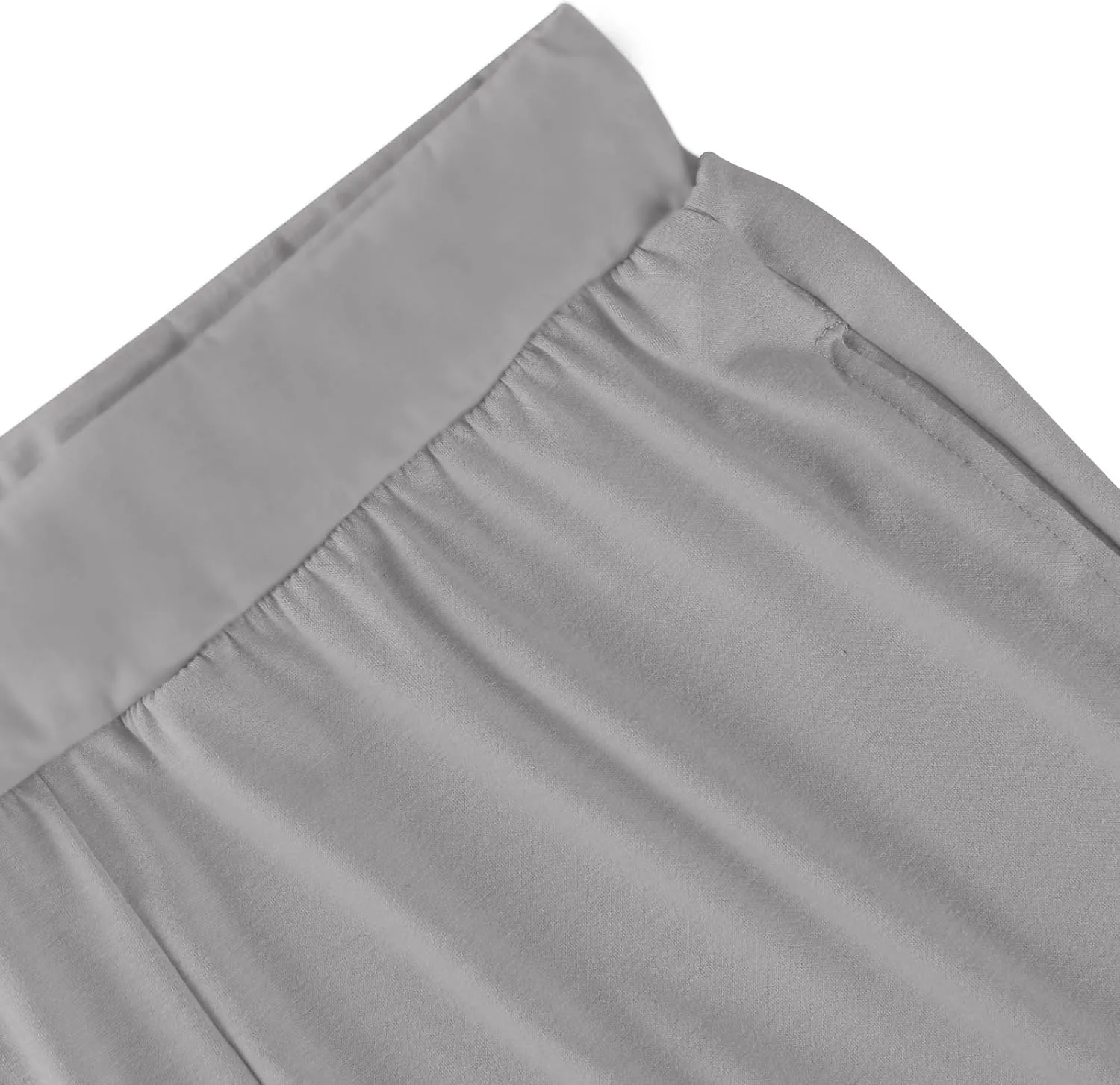 GOFULY Women's Pants Straight Wide Leg High Waisted Palazzo Pants Elastic Waist Drawstring Sumemr 2025 Trousers with Pockets