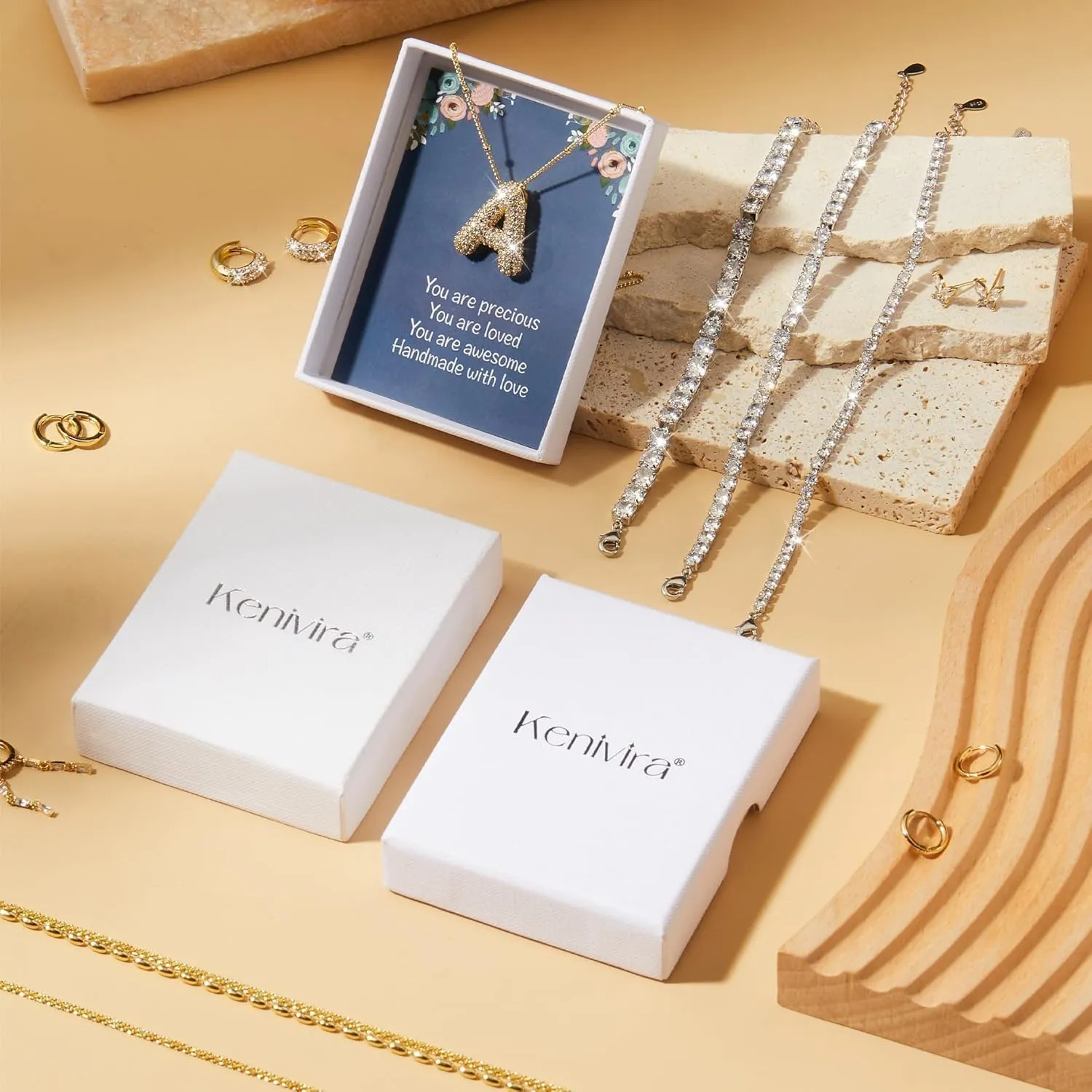 Gold/Silver Necklace for Women,Layered Gold Plated Chain Necklace Set Non Tarnish,Gold Layering Stacked Simple Everyday Waterproof Necklaces Jewelry