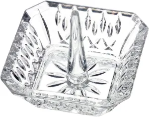 H&D HYALINE & DORA Crystal Ring Holder Dish