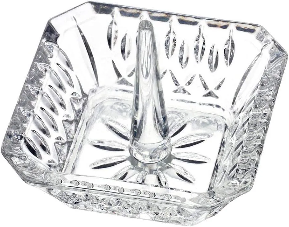 H&D HYALINE & DORA Crystal Ring Holder Dish