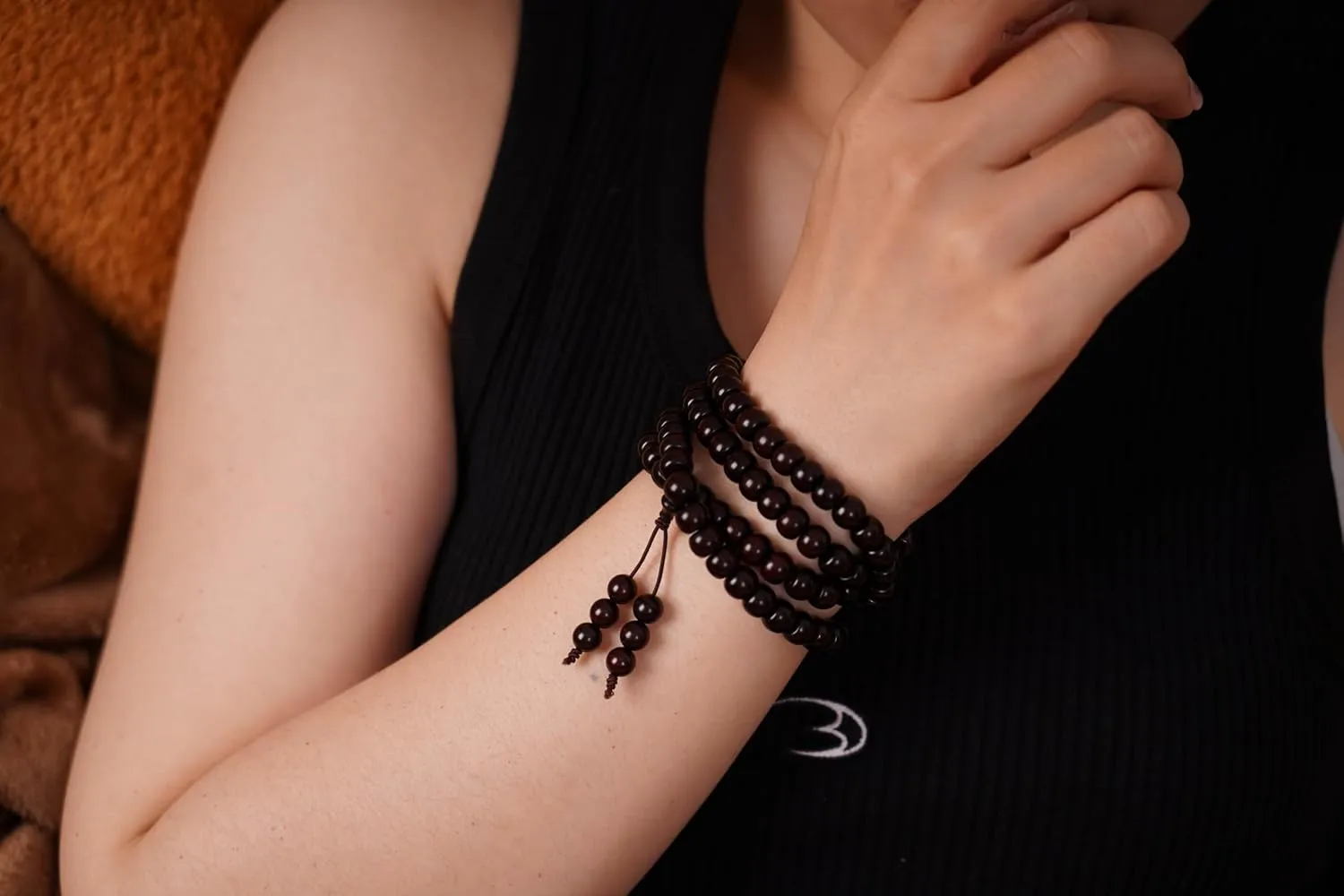 Handmade Bracelets for Men & Women, Wooden Mens Beaded Bracelets Couples Bracelets Birthday Gift for Men Women Comfortable for Daily Wear