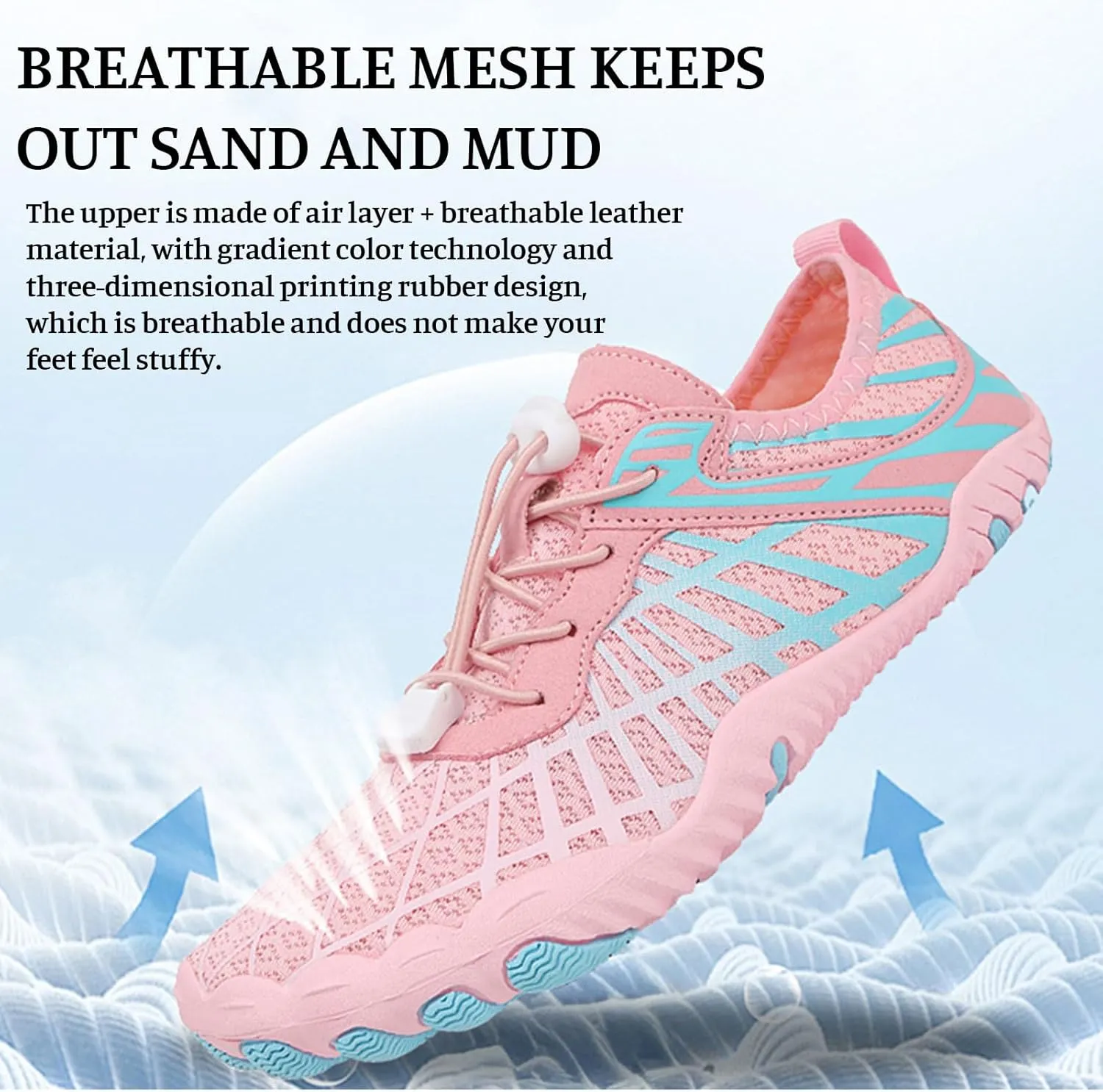 Hike Barefoot Walking Shoes Women Arch Support Pro Healthy & Non-Slip Barefoot Shoes Women Wide Toe Water Shoe for Hiking Non-Slip Neuropathy Grounded Comfort Wear Footwear Breathable Walking