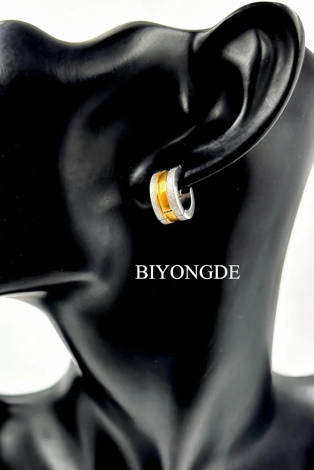 Huggie Hinged Hoop Earrings, Stainless Steel, Classic, mens womens, Cool