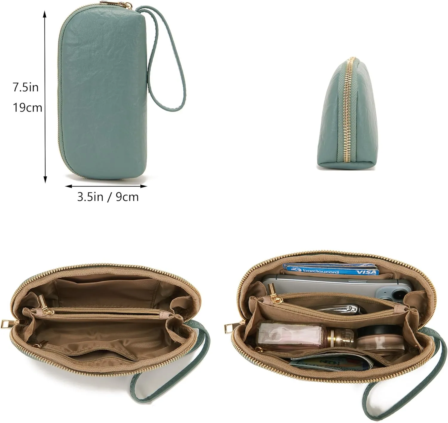 Idesort Medium Backpack Purse for Women Convertible Travel Soft Backpacks Ladies Purse set with Wallet and Crossbody Bags