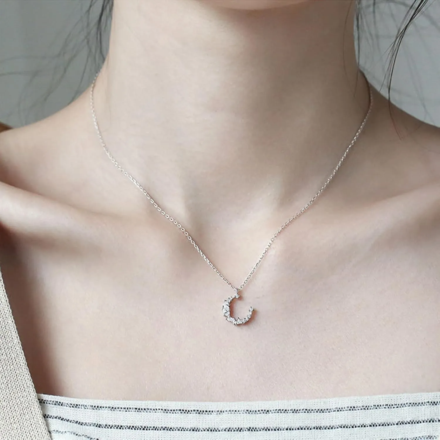 Irregular Y2k Double Layered Mango Necklace for Women with Collarbone Chain Fashionable and Versatile Women's