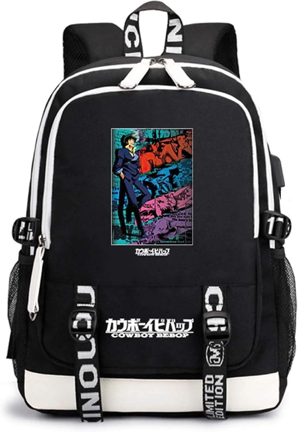 ISaikoy Anime Cowboy Bebop Backpack Daypack Laptop School Bag Bookbag 5