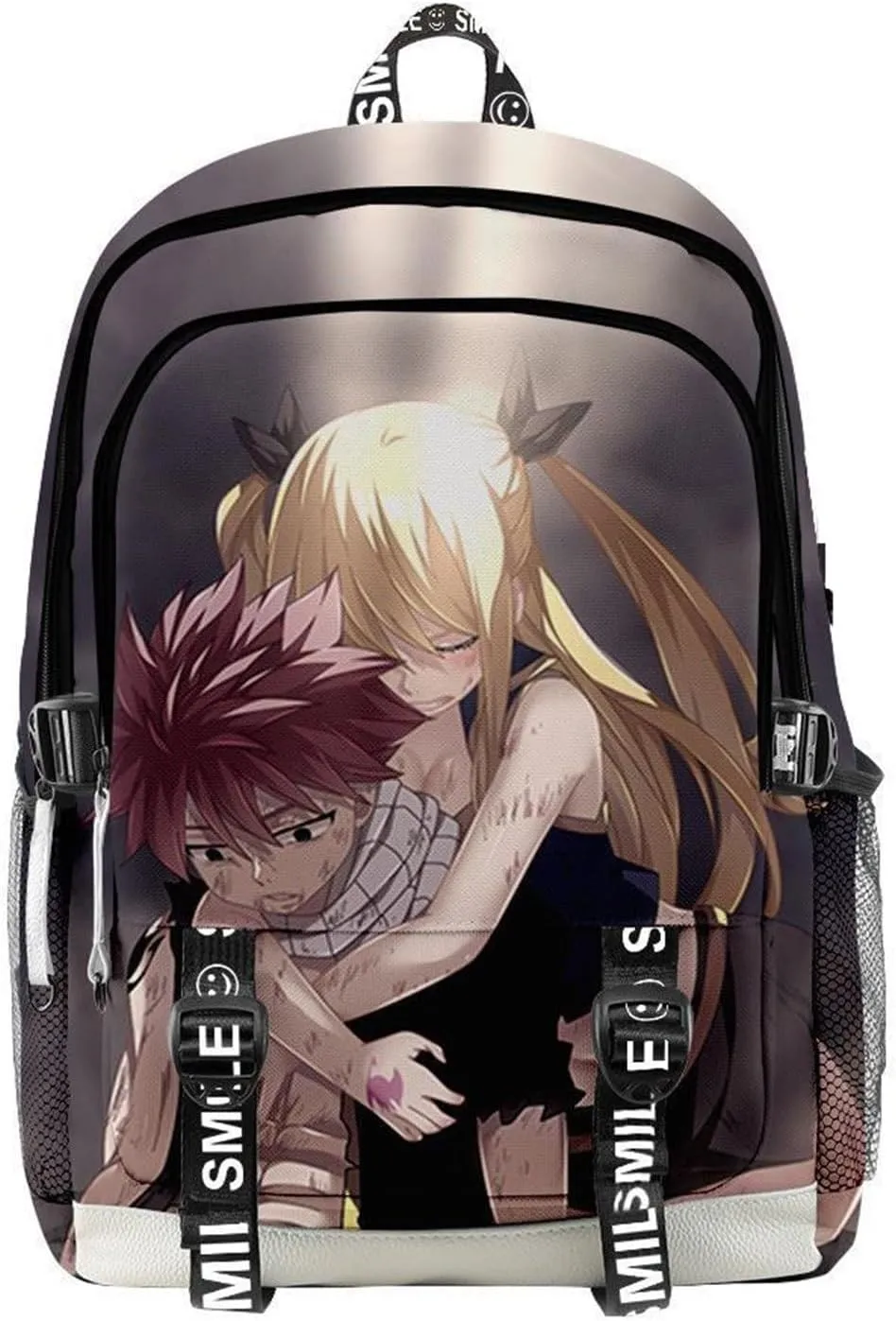 ISaikoy Anime Fairy Tail Backpack Natsu Dragneel Laptop School Bag Bookbag 18
