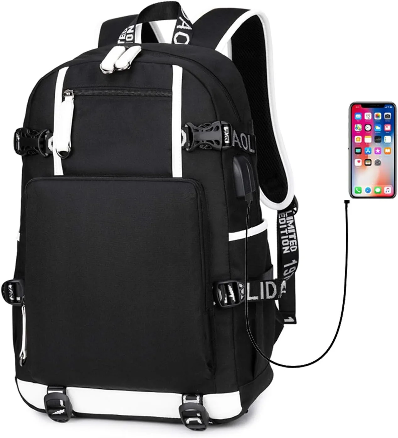 ISaikoy Anime My Deer Friend Nokotan Backpack Bookbag Laptop Bag School Bag 1