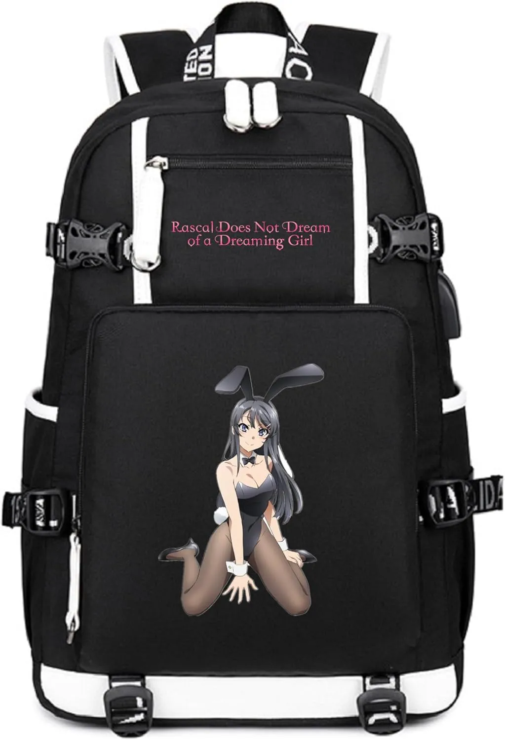 ISaikoy Anime Rascal Does Not Dream of Bunny Girl Senpai Backpack Bookbag Daypack School Bag Laptop Bag 10
