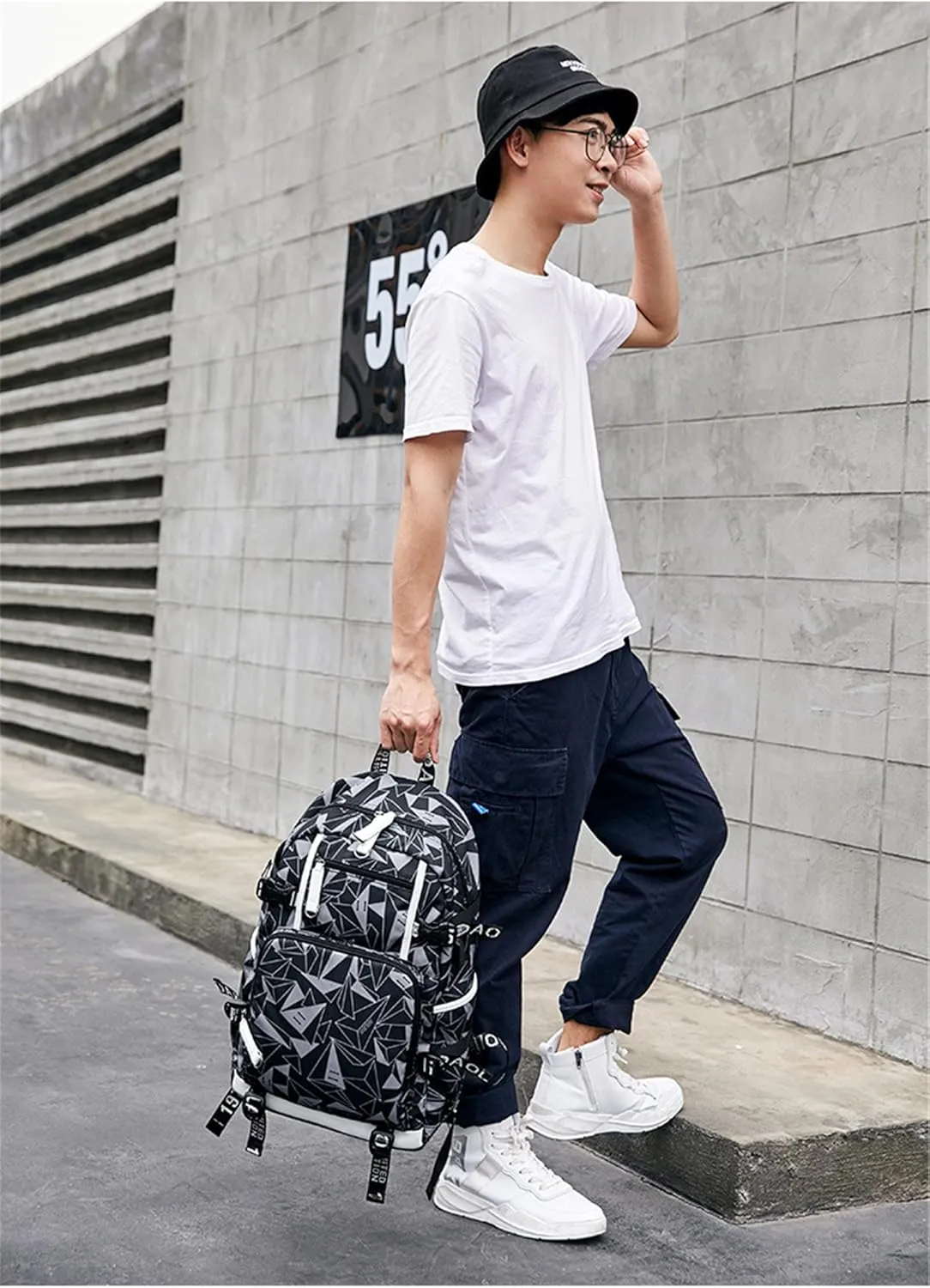 ISaikoy Game Plants vs. Zombies Backpack Shoulder Bag Bookbag School Bag Daypack Satchel Laptop Bag Color Grey11